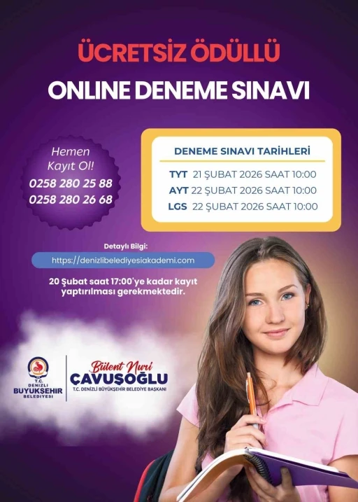 Denizli gen&ccedil;lere dijital eğitim desteği
