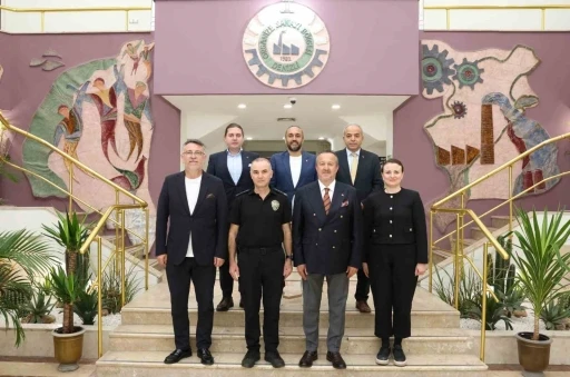 Denizli İl Emniyet M&uuml;d&uuml;r&uuml; Sağdı&ccedil;&rsquo;tan Denizli OSB Y&ouml;netimine tebrik ziyaret etti
