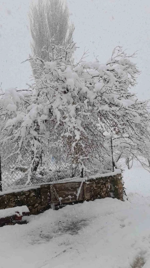 Denizli&rsquo;nin y&uuml;ksek kesimleri baharda beyaza b&uuml;r&uuml;nd&uuml;
