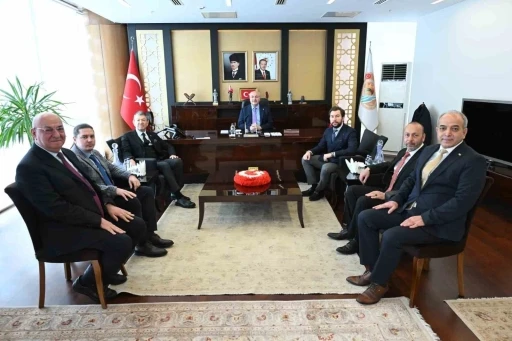 Denizli OSB y&ouml;netiminden Denizli&rsquo;nin yeni Valisi K&ouml;şger&rsquo;e ziyaret
