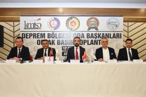 Depremden etkilenen illerden ortak çağrı
