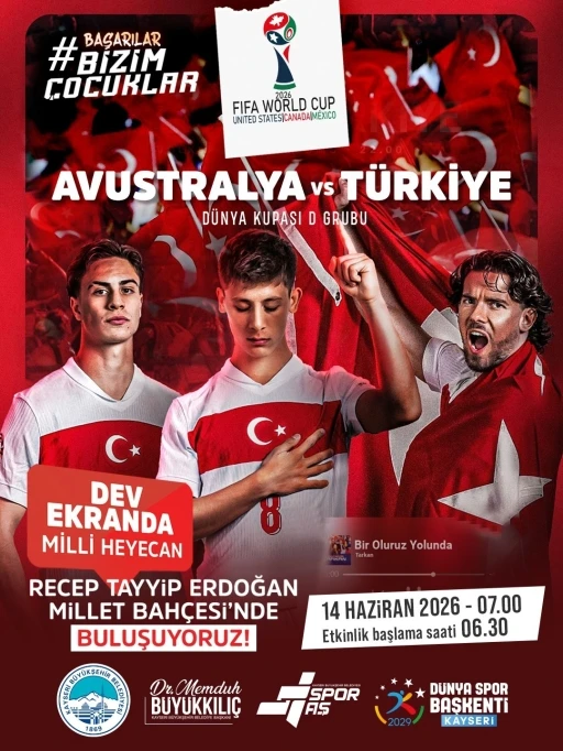Dev ekranda milli ma&ccedil; heyecanı
