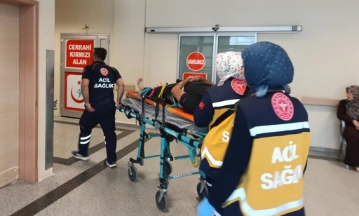 Devrilen kamyonun s&uuml;r&uuml;c&uuml;s&uuml; yaralandı
