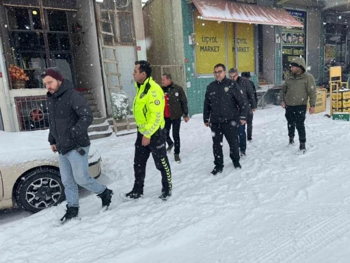 Dicle&rsquo;de yılbaşı denetimi yapıldı
