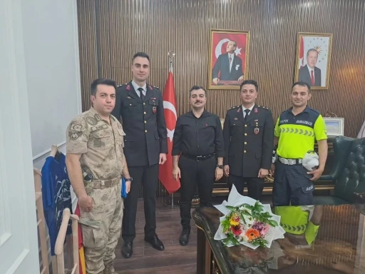 Dicle Kaymakamı Mustafa Atış, jandarmanın 187. kuruluş yıl d&ouml;n&uuml;m&uuml;n&uuml; kutladı
