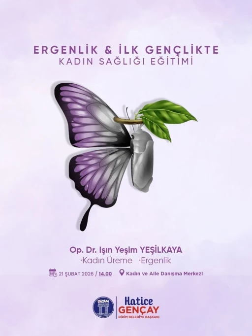 Didim Belediyesi&rsquo;nden Ergenlik ve İlk Gen&ccedil;likte Kadın Sağlığı Eğitimi
