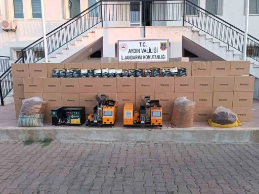 Didim’de kaçak tütün operasyonu
