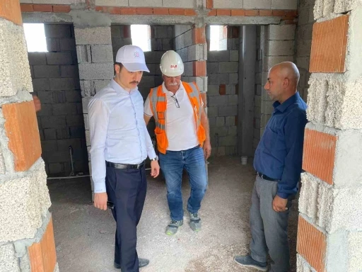 Digor’da Cami yapımı devam ediyor
