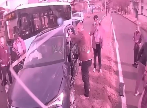 Dikkatsiz sürücü kazaya neden oldu

