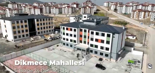 Dikmece  Mahallesi TOKİ Afet Konutları Bölge’sinde okul inşaatları yükselmeye devam ediyor
