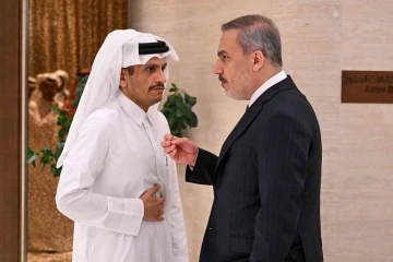 Dışişleri Bakanı Fidan, Katar Başbakanı ve Dışişleri Bakanı Al-Thani ile görüştü
