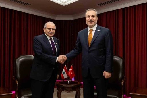 Dışişleri Bakanı Fidan, Lübnan Başbakanı Salam ile görüştü
