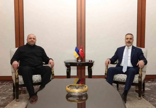 Dışişleri Bakanı Fidan, Ukrayna Ulusal G&uuml;venlik ve Savunma Konseyi Sekreteri Umerov ile g&ouml;r&uuml;şt&uuml;

