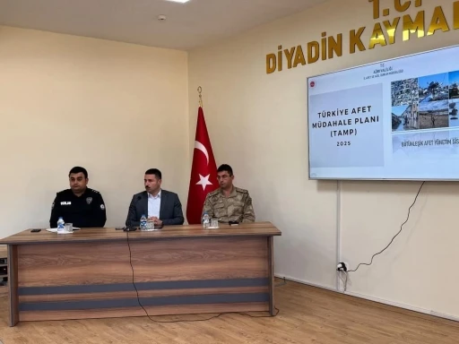 Diyadin’de afet hazırlığı masaya yatırıldı
