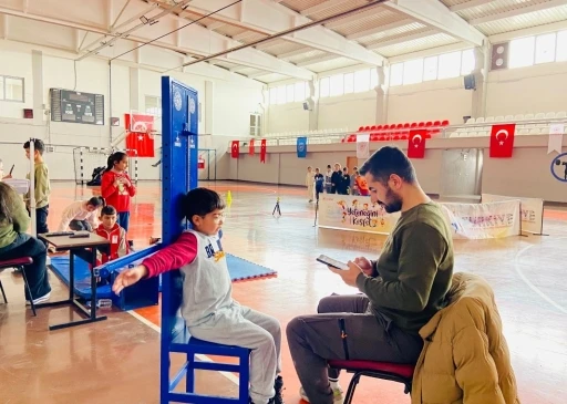 Diyadin&rsquo;de geleceğin sporcuları keşfediliyor
