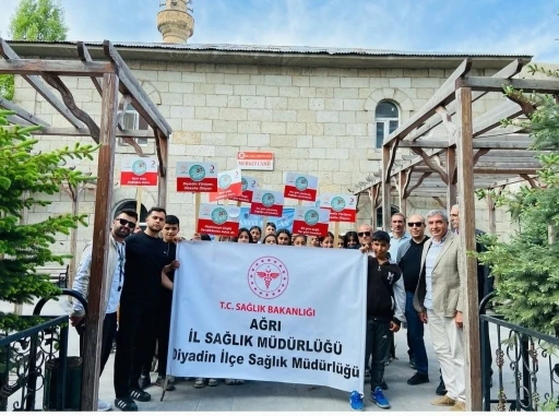 Diyadin’de &quot;sağlık için hareket et&quot; yürüyüşü düzenlendi
