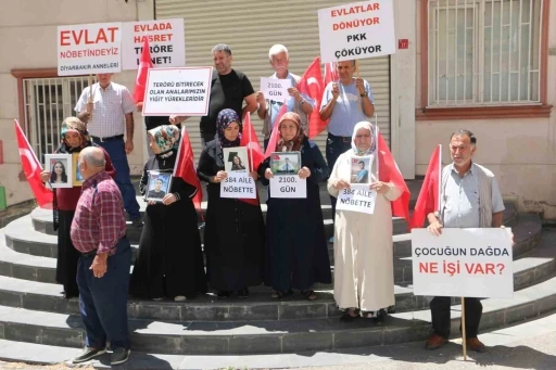 Diyarbakır’da 384’üncü aile evlat nöbetine katıldı
