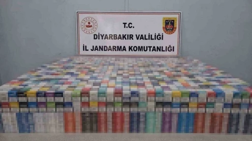 Diyarbakır&rsquo;da 40 bin paket ka&ccedil;ak sigara ele ge&ccedil;irildi

