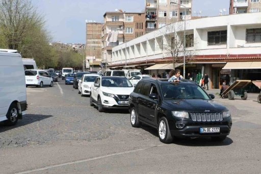 Diyarbakır’da bayram trafiği

