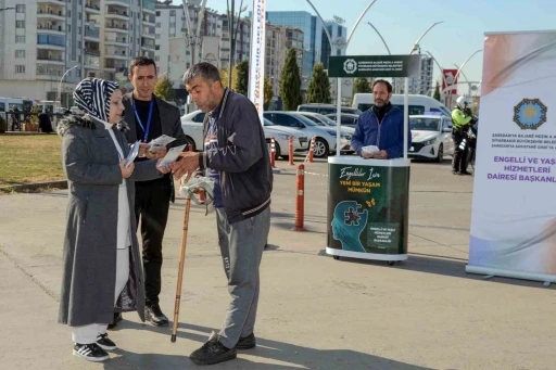 Diyarbakır’da engellilerin haklarına yönelik farkındalık çalışması yapıldı

