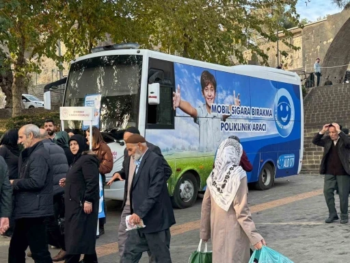 Diyarbakır’da sigarayla mücadele sokağa taşındı
