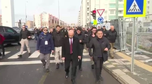 Diyarbakır Emniyet M&uuml;d&uuml;r&uuml; G&ouml;kduman, Nevruz alanında incelemelerde bulundu
