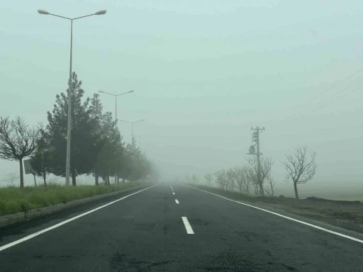 Diyarbakır g&uuml;ne sisle uyandı
