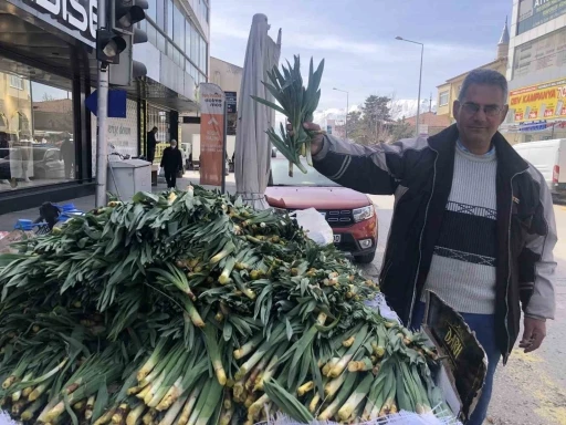 Doğal antibiyotik &ccedil;iriş otu Erzincan tezgahlarında yerini aldı
