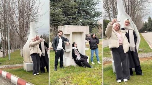 Doğal taşın sanatla buluşması BŞE&Uuml; kamp&uuml;s&uuml;nde hayat buldu
