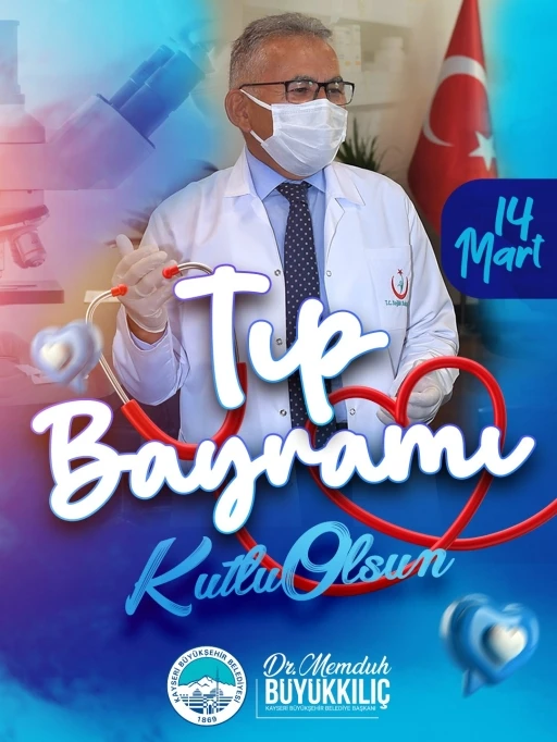 Doktor başkandan Tıp Bayramı mesajı: "&Ouml;nce insan, &ouml;nce sağlık diyen yılmaz, yorulmaz neferlerimiz bayramınız kutlu olsun"
