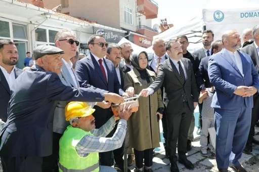 Domaniç’te Sultan Alaaddin Camisi’nin temeli düzenlenen törenle atıldı
