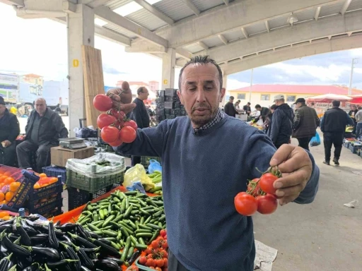 Domates fiyatlarının y&uuml;ksek olmasının sebebi soğuk hava
