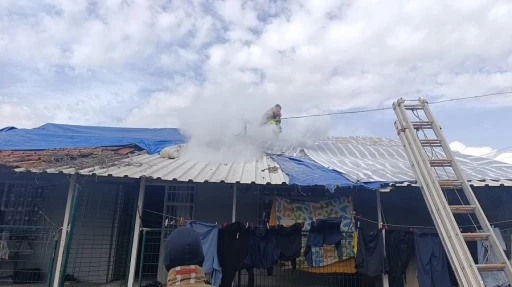 D&ouml;rtyol&rsquo;da &ccedil;atı yangını
