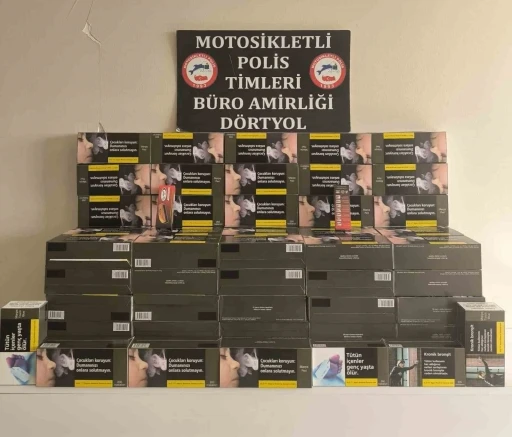 Dörtyol’da kaçak makaron operasyonu
