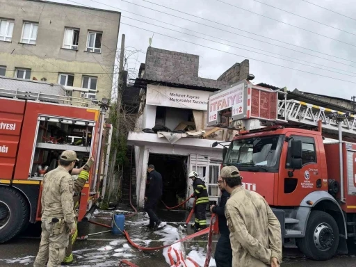 Dörtyol’da korkutan yangın
