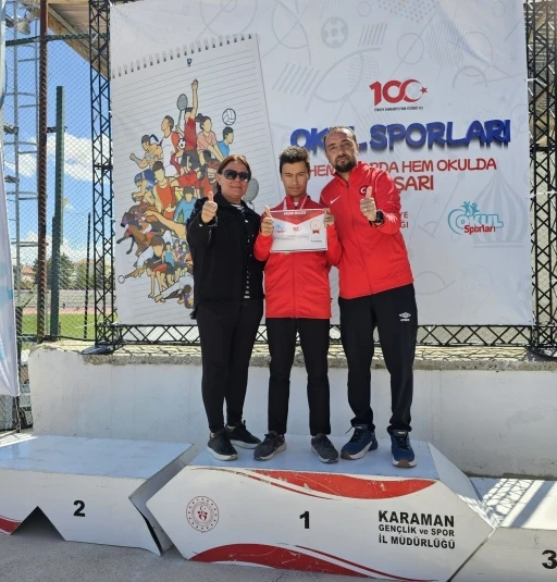 DOSD Meram Spor Kulübü’nün özel sporcusu Uysal Türkiye şampiyonu oldu
