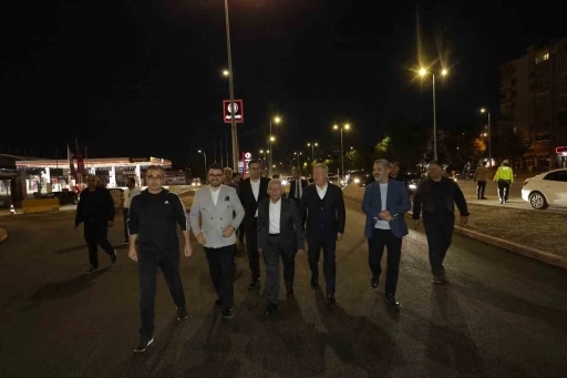 DSİ-Yeni Sanayi Katlı Kavşağı&rsquo;nda gece yarısı mesaisi
