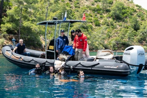 Dünya İklim Günü’nde Göcek’te su altı temizliği
