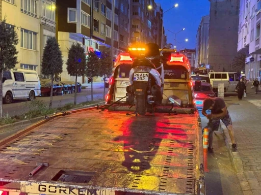 ’Dur’ ihtarına uymadı, motosikleti bırakıp kaçtı
