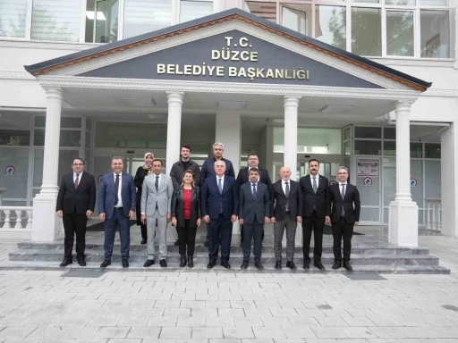 D&uuml;zce Belediyesi KDK heyetini ağırladı
