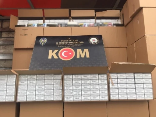 D&uuml;zce&rsquo;de binlerce ka&ccedil;ak &uuml;r&uuml;n ele ge&ccedil;irildi
