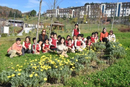 Düzce Üniversitesi botanik bahçesine miniklerden ziyaret
