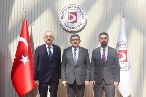Eczacılık camiasından BŞE&Uuml; Rekt&ouml;r&uuml; Kaplancıklı&rsquo;ya ziyaret
