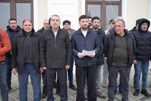 Edirne&rsquo;de "Sosyete Pazarı"nın kapatılmasına esnaftan tepki
