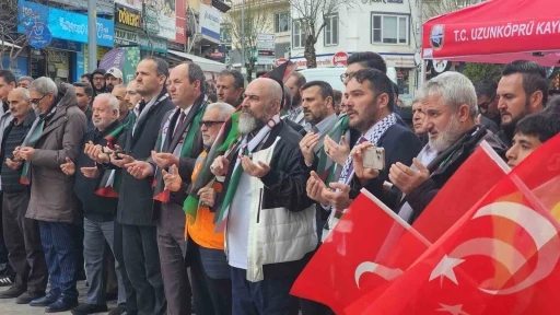 Edirne&rsquo;de STK&rsquo;lardan Mescid-i Aksa tepkisi
