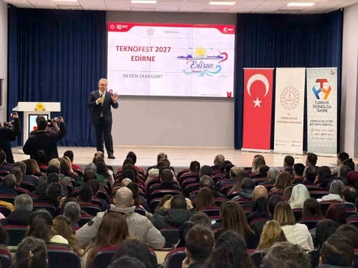Edirne&rsquo;de &lsquo;TEKNOFEST&rsquo; tanıtım programı d&uuml;zenlendi
