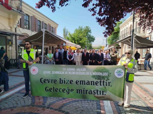 Edirne&rsquo;de T&uuml;rkiye &Ccedil;evre Haftası kutlamaları renkli g&ouml;r&uuml;nt&uuml;lerle başladı
