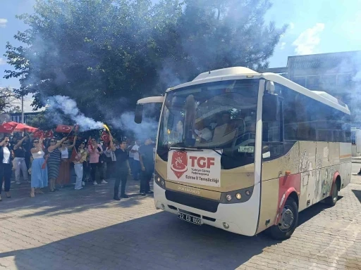 Edirne&rsquo;de T&uuml;rkiye Şampiyonu minik sporculara coşkulu karşılama
