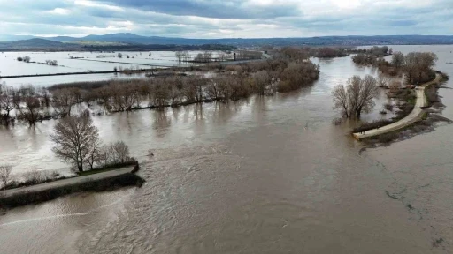 Edirne&rsquo;de y&uuml;zlerce d&ouml;n&uuml;m tarım arazisi sular altında
