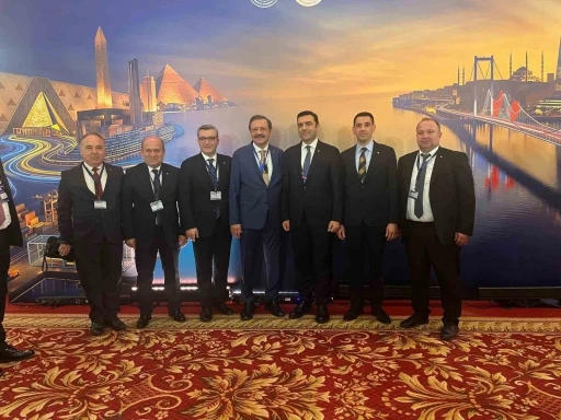 Edremit Ticaret Odası Başkanı &Ccedil;etin, T&uuml;rkiye-Mısır İş Forumlarına katıldı
